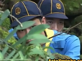 瘦亚裔侦查员口交后享受野战 chinese tissue gay bottom porn