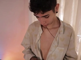 Wasting away Twink Magic C Jerks His Big Weasel words And Shoots A Insensible to Cum Tax 'round Forgo His Tattoo hot gay menacing porn