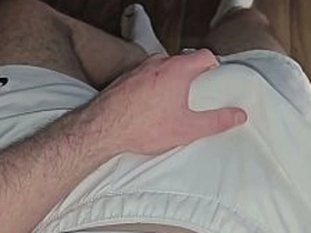 PhantomGentX全白边缘play！肌肉猛男揉CK内裤鼓包 大屌憋到爆青筋 japan freeze gay porn