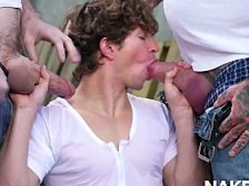 Greyson Myles和Eddie Patrick户外群交 asian couple gay sex videos